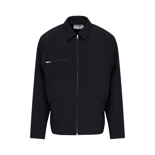 MM6 Maison Margiela Light Wool Blend Zip Jacket - SH0AM0069 M35436 900