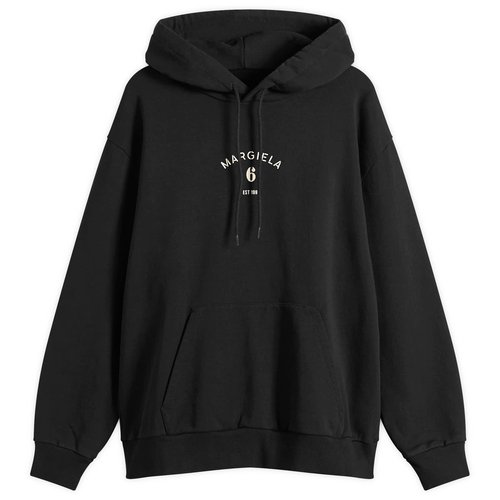 MM6 Maison Margiela Margiela 6 Printed Hoodie - Black - SH2GU0031-M25014-900