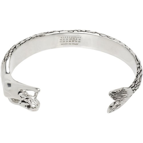 MM6 Maison Margiela Mermaid Cuff Bracelet - Brushed Palladiu - SM7UY0111P9161968