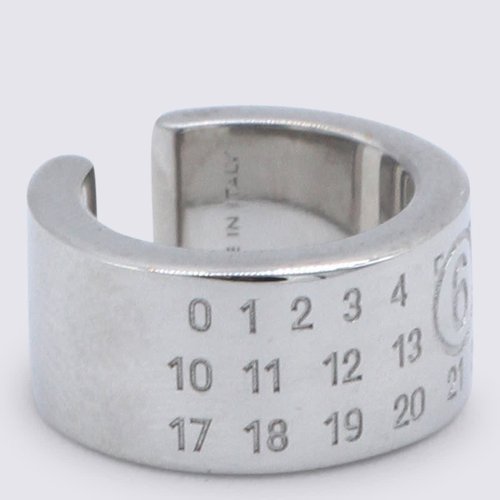 MM6 Maison Margiela Minimal Ear Cuff - Polished palladi - SM6VG0113P6469951