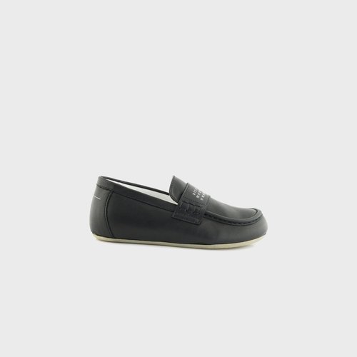 MM6 Maison Margiela Moccasin Leather Loafer - Black - 682409-VAR-02-PS