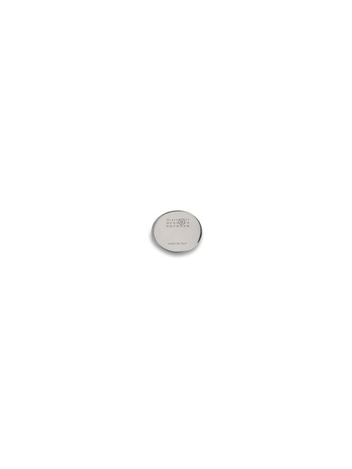 MM6 Maison Margiela Round Logo Ring - Silver - SM7UQ0119P8755951