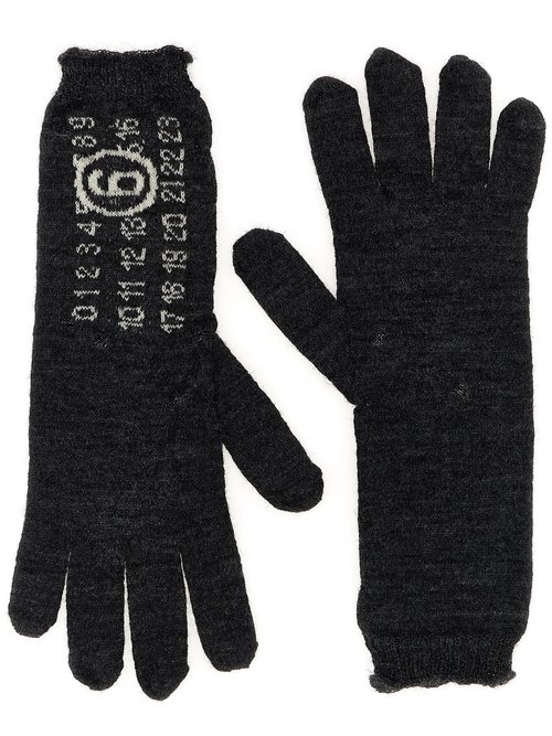 MM6 Maison Margiela numeric Signature Mm6 Gloves - S52TS0043M13135_855