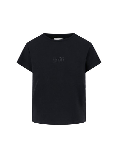 MM6 Maison Margiela Ribbed T-shirt - Black - S52GC0357 M20122900