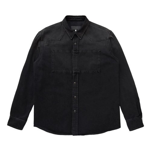 MM6 Maison Margiela Paneled Denim Shirt - SH0DT0031 M30011 967