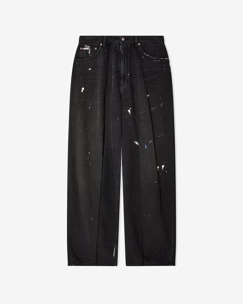 MM6 Maison Margiela Pants 5 Pockets - Black - SH0LA0011M30011_966