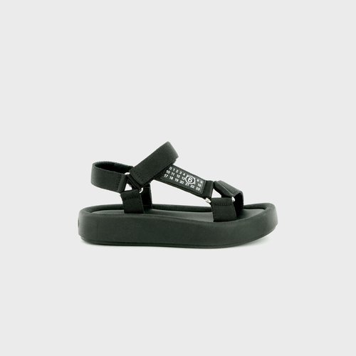 MM6 Maison Margiela Platform Sandals - Black - 682377-VAR-01-GS