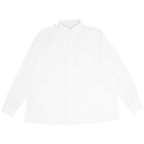 MM6 Maison Margiela Reversed Poplin Shirt - S62DL0048 WHIT
