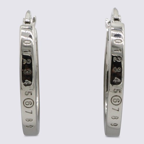 MM6 Maison Margiela Silver Brass Earrings - SM7VG0101SV0310951