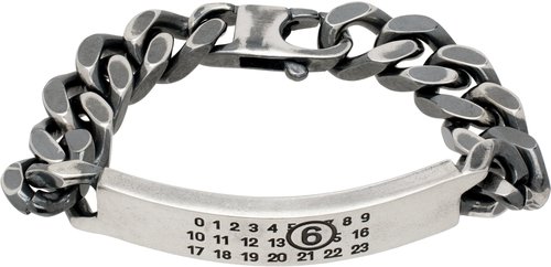 MM6 Maison Margiela Silver Classic Chain Bracelet - Palladio Vintage - SM6UY0049 SV0235953