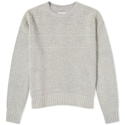 MM6 Maison Margiela Taupe Crewneck Sweater - Grey melange - S52HL0011S18293858M