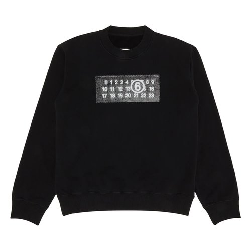 MM6 Maison Margiela Unbrushed Jersey Crewneck Sweatshirt - SH0GU0007 S25537 900