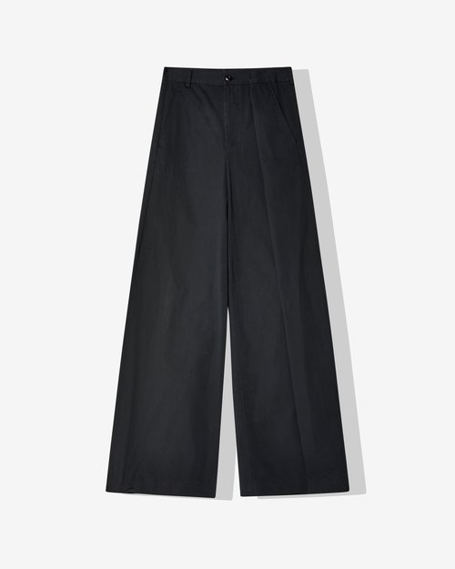 MM6 Maison Margiela Wide Leg Pants - Black - S52KA0513M35148900