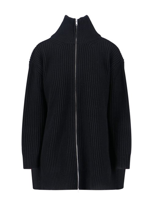 MM6 Maison Margiela Ribbed Knit Cardigan Dress - S62AN0158M13192_900
