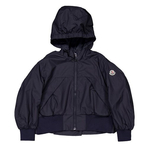 Moncler Assia Hooded Bomber Jacket - Blue - J19541A00052-54A81-778