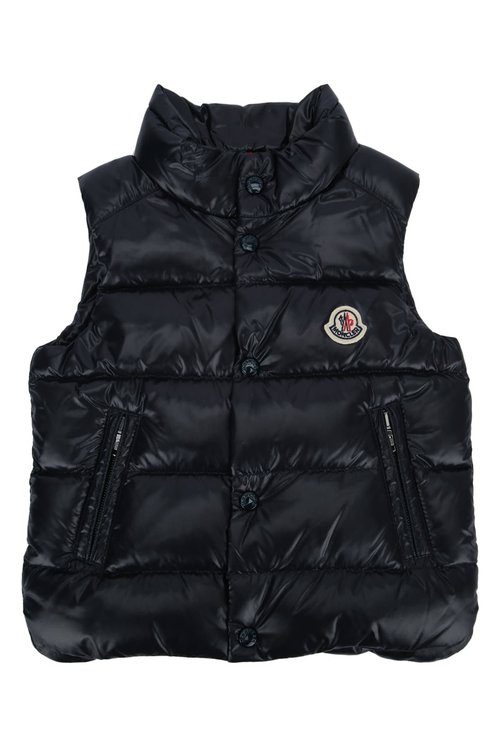 Moncler Enfant Navy Bernard Down Vest - Blue Navy - K29511A00039597Z8742