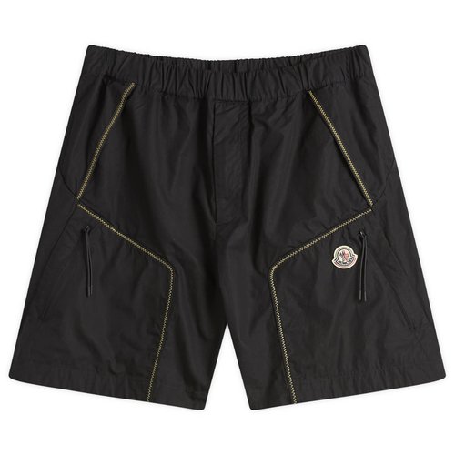 Moncler Contrast Stitch Shorts - Black - 2B00016597LQ999