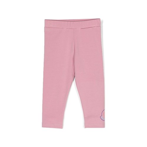 Moncler Cotton Leggings - Blue/Pink - I29518H00001-8790N-527