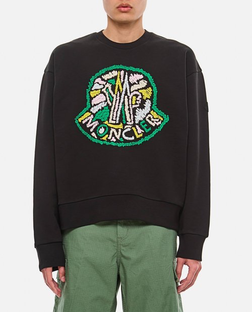 Moncler Hoodie Zip Up Sweatshirt - Charcoal - 8G0002389AEN998