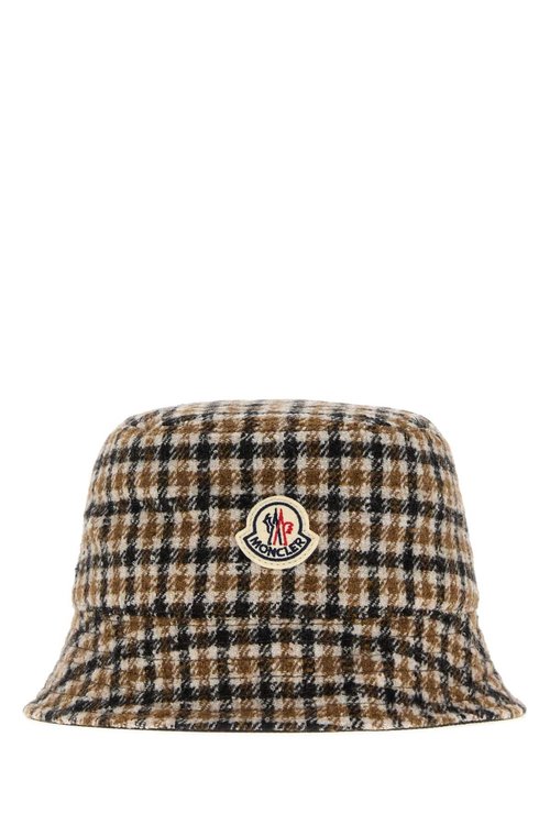 Moncler Embroidered Wool Blend Reversible Bucket Hat - P29 - K20933B00043M8228P29