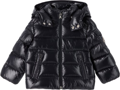 Moncler Enfant Navy Maya Hooded Down Jacket - Blue Navy - K29511A00001597Z8742