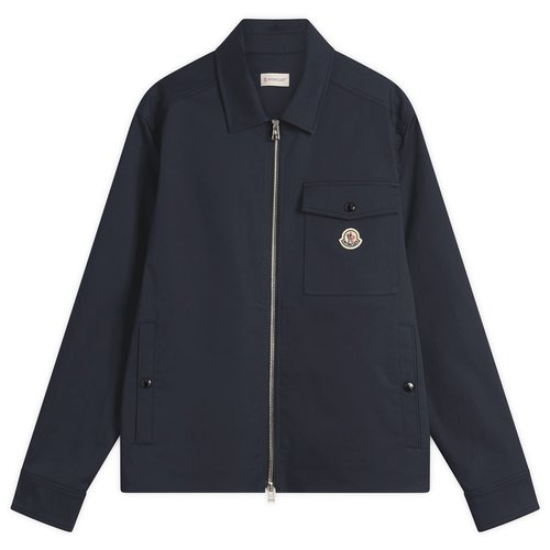 Moncler Gabardine Cotton Shirt Jacket - Navy - 2F0005744823781