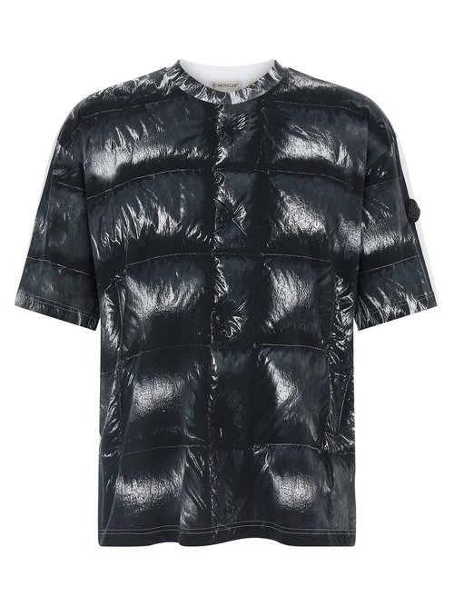 Moncler Genius Moncler x A$AP Rocky & White Short Sleeve T-shirt - Black - K24048C0000189AYW999