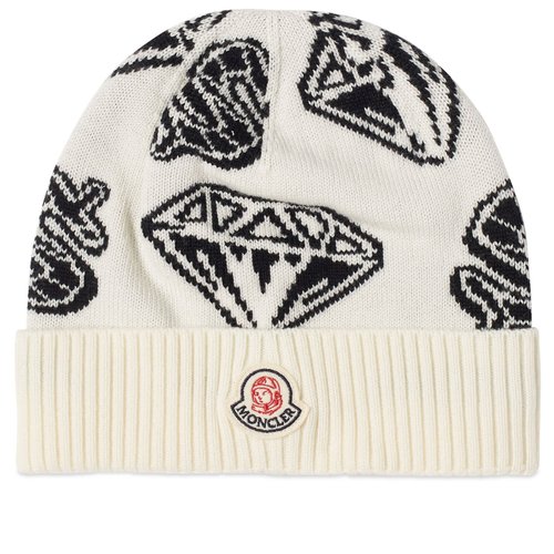 Moncler Genius x BBC Diamond & Dollar Beanie - Natural - 3B000M113102034