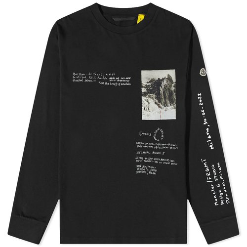 Moncler Genius x Fragment Long Sleeve Tee - Black - 8D000M326502999