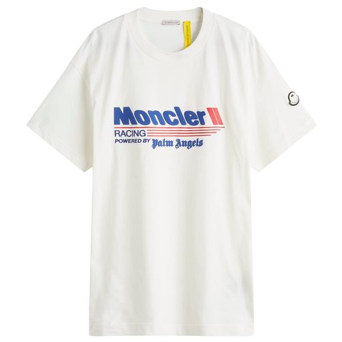 Moncler x Palm Angels Short-Sleeve T-Shirt - White - 8C0000389AKK031