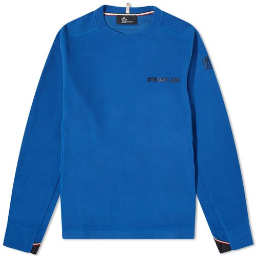 Moncler Grenoble Long Sleeve T-Shirt - Blue - 8G00004899ZB75G