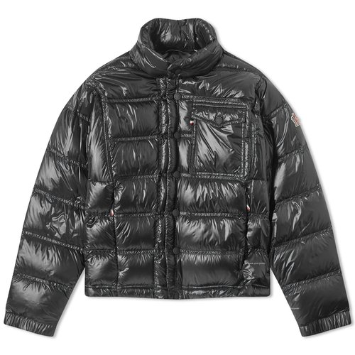 Chaqueta De Plumas Moncler Raffort Corta Para Hombre - Verde Claro