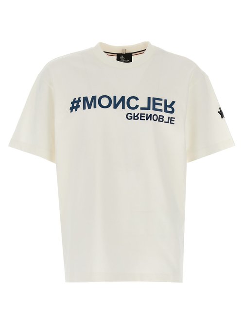 Moncler Grenoble Rubberized Logo T-shirt - 8C0000683927041
