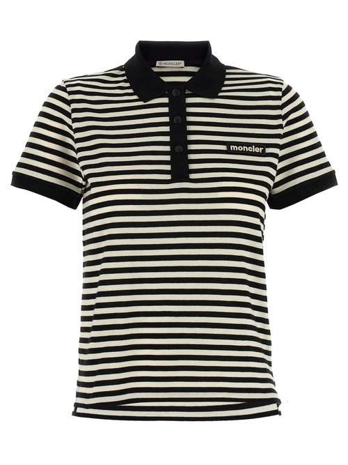 Moncler Grenoble Striped Polo Shirt - 8A0000789AZCF09