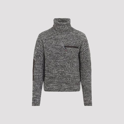 Moncler Grenoble T-neck Turtleneck - K20979F00001.M1241P22MEDIUMBROWN
