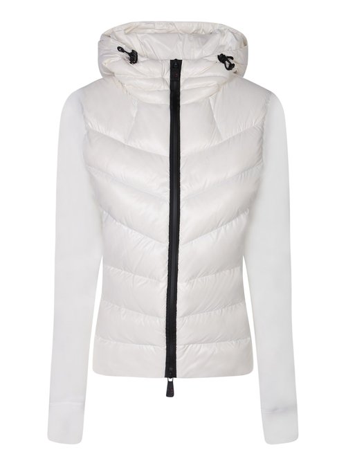 Moncler Grenoble White Hoodie With Padding - 8G5000080093034
