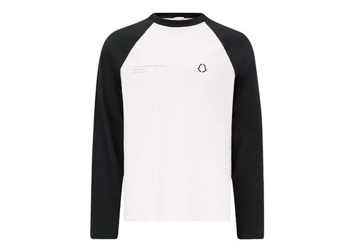 Moncler Hiroshi Fujiwara x Fragment Logo Long Sleeve T-Shirt - Black - 209U8D00003M2350999