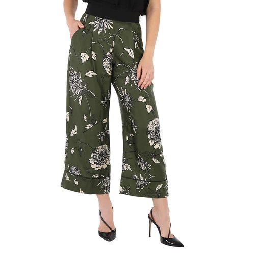 Moncler Ladies Floral Silk Pants 
