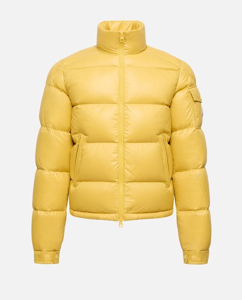 Moncler Levitha Cropped Jacket - Yellow - 1A00061596XE107
