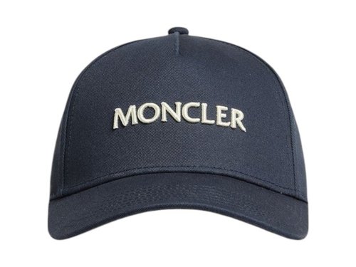 Moncler Logo Embroidered Baseball Cap - Navy Blue - K10913B0005404863778