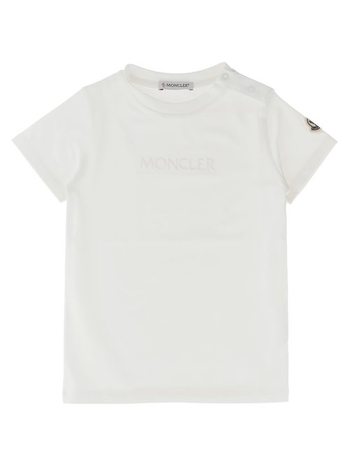 Moncler Logo Embroidery T-shirt - 034 - K29518C0000589AUM034