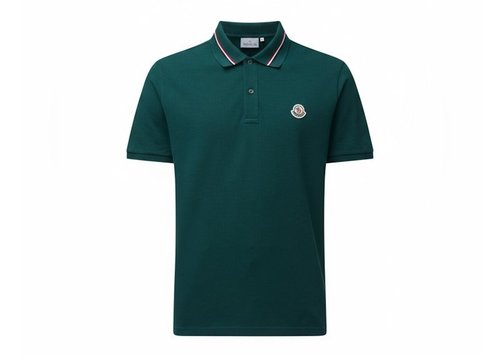 Moncler Logo Polo Shirt - Green - 8A0002189A16875