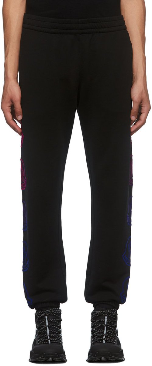 Moncler Sweat Bottoms - Black - 8H00011899FL999
