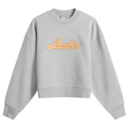 Moncler Logo Sweatshirt - Light Grey - 8G00021899V4986