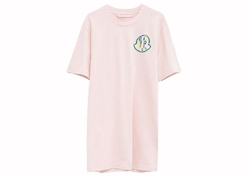 Moncler Logo T-Shirt - Light Pink - C000-17-8390T-M06