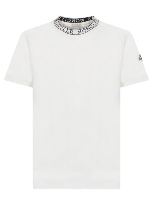 Moncler Logo White T-shirt - 8C000278390T032