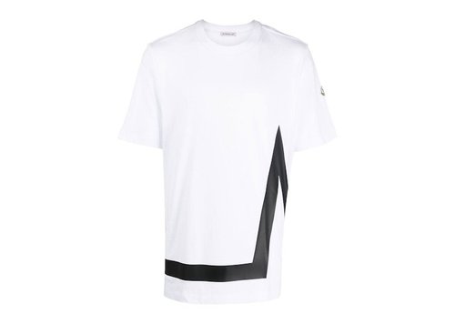 Moncler M' Motif T-Shirt - Optical White - 20918C000018390T