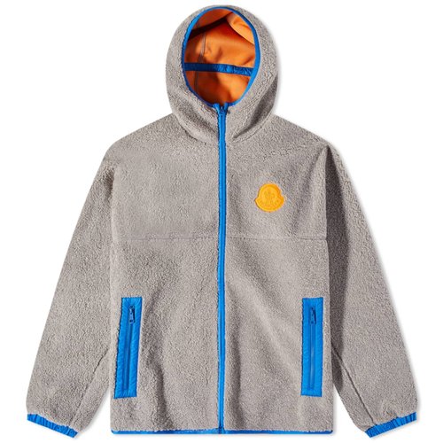 MONCLER 25S TEDDY FLEECE ROUND-NECK JACKET 193