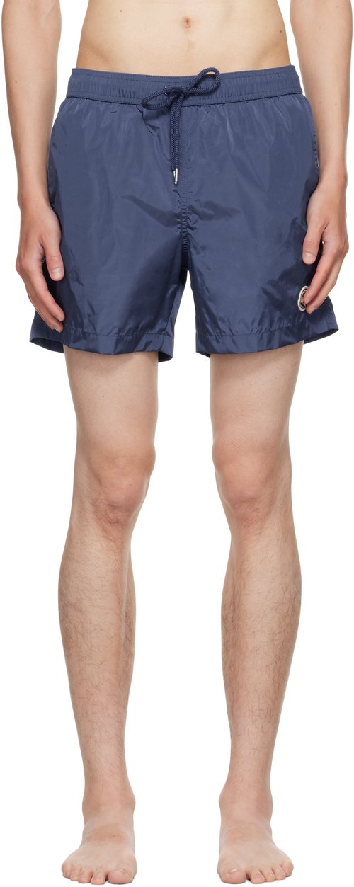 Moncler Navy Archivio Swim Shorts - - Navy - K20912C0000653326750