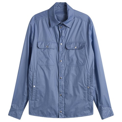 Moncler Nylon Ripstop Shirt Jacket - Blue - 2F00054597SN757